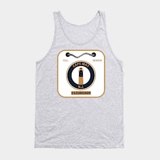 Cape May New Jersey Beach Badge Tank Top